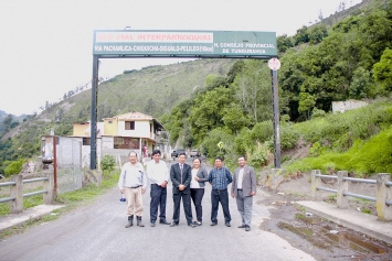 Las autoridades del GAD gestionaron las fotografías para la página web